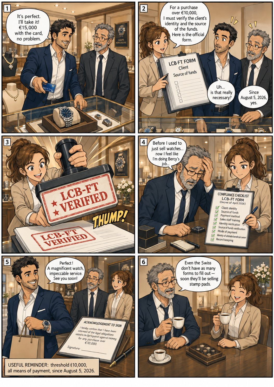 The watchmaker as compliance officer