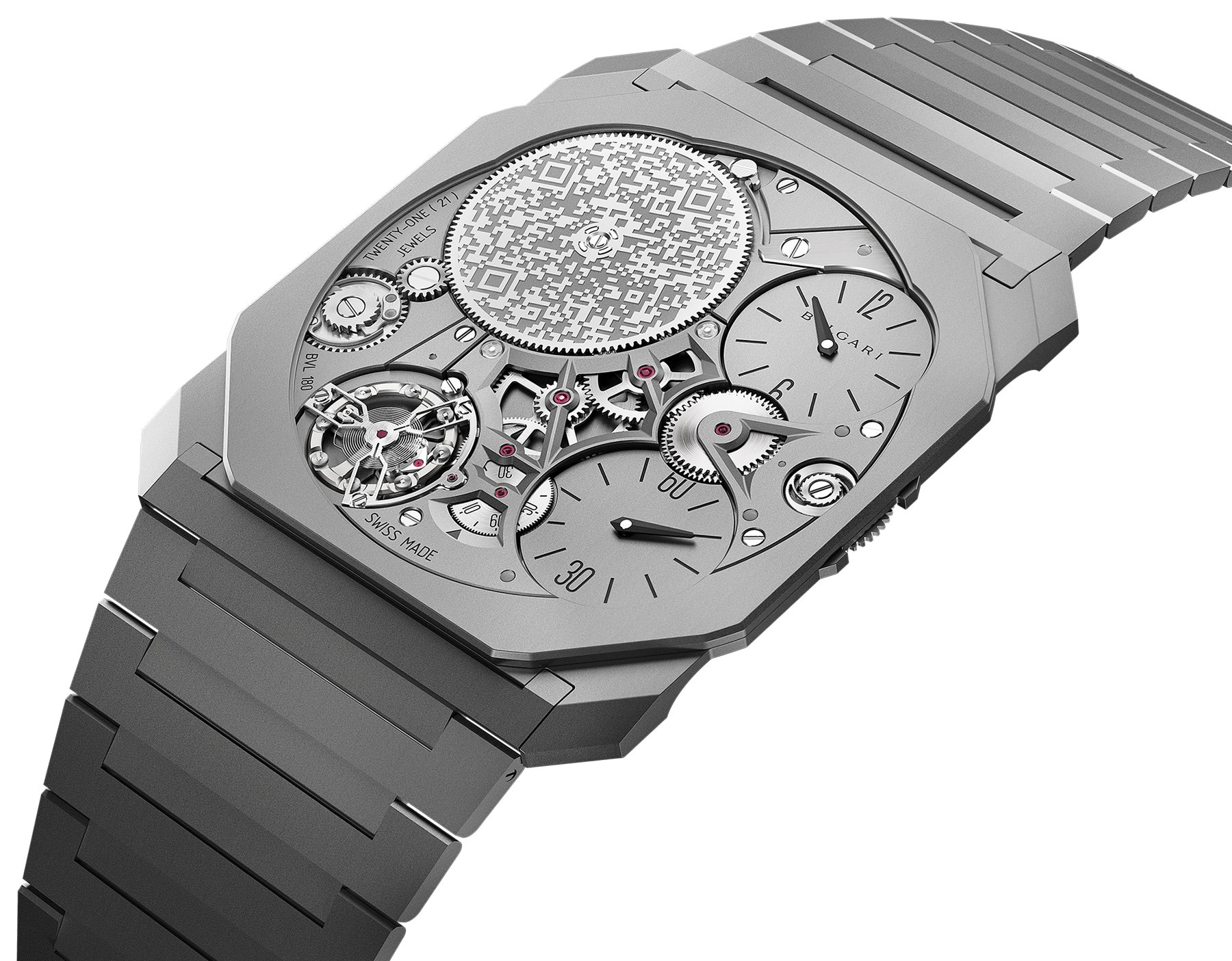 Bulgari Octo Finissimo Ultra en gros plan