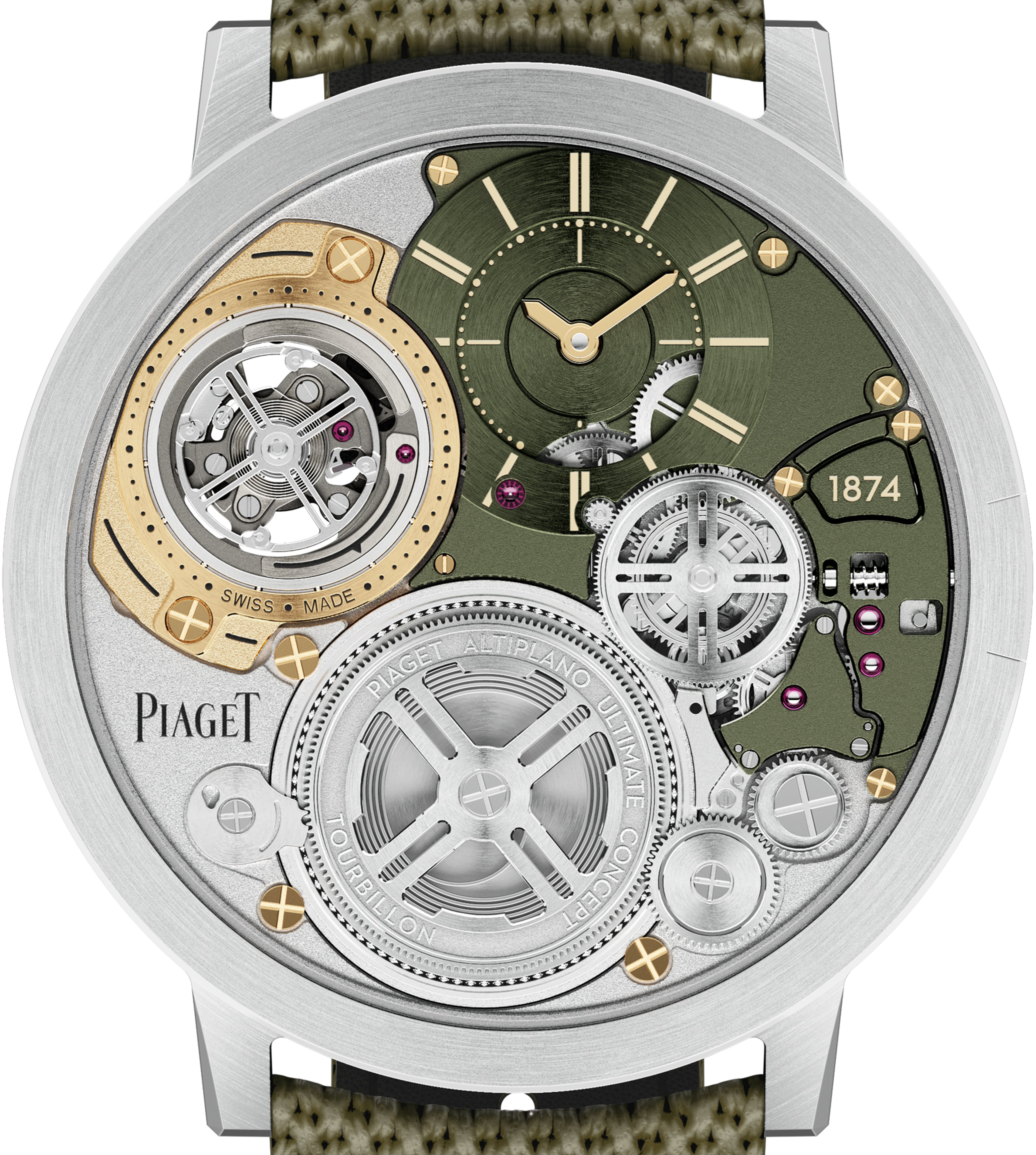Piaget Altiplano Ultimate Concept Tourbillon à cadran vert