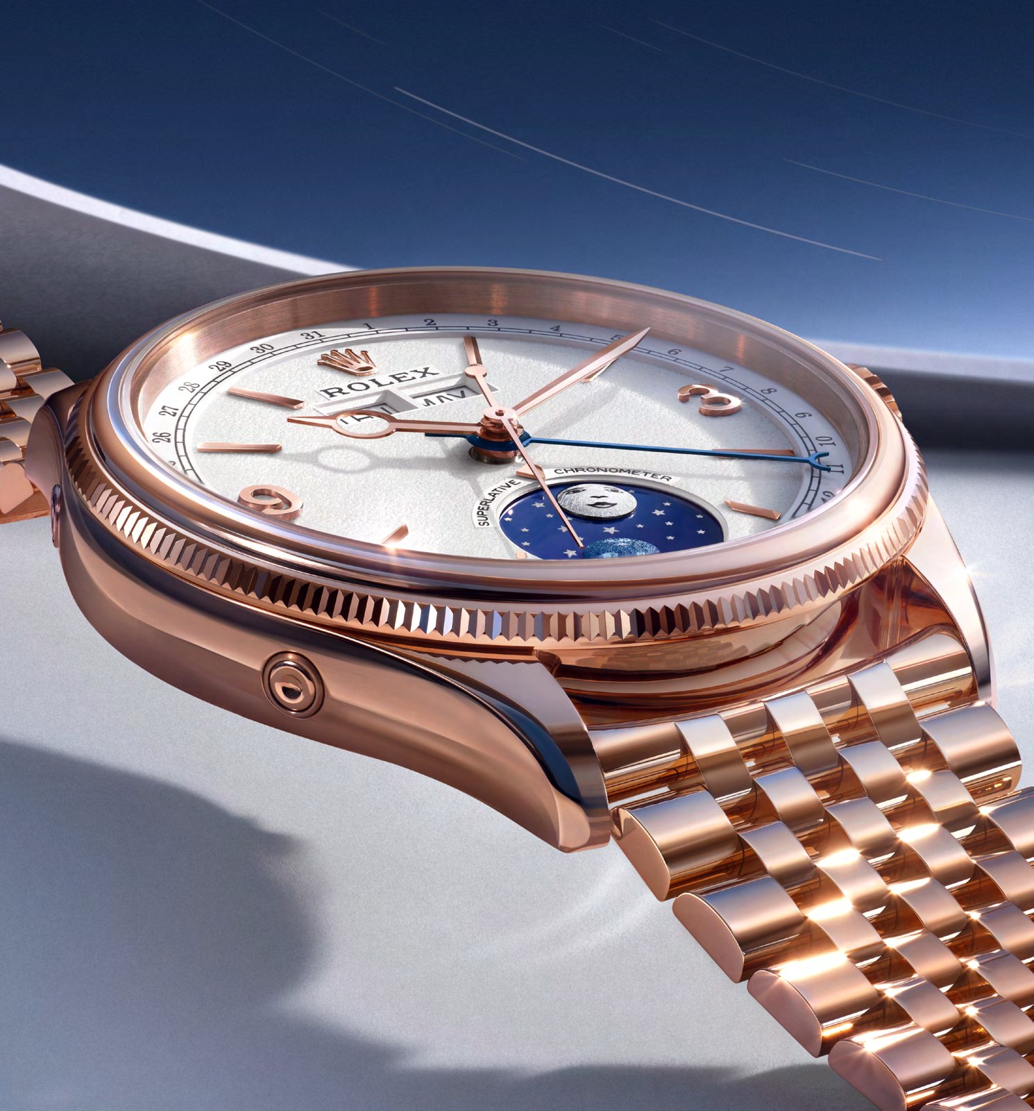 Profil de la Perpetual Padellone sur bracelet Settimo