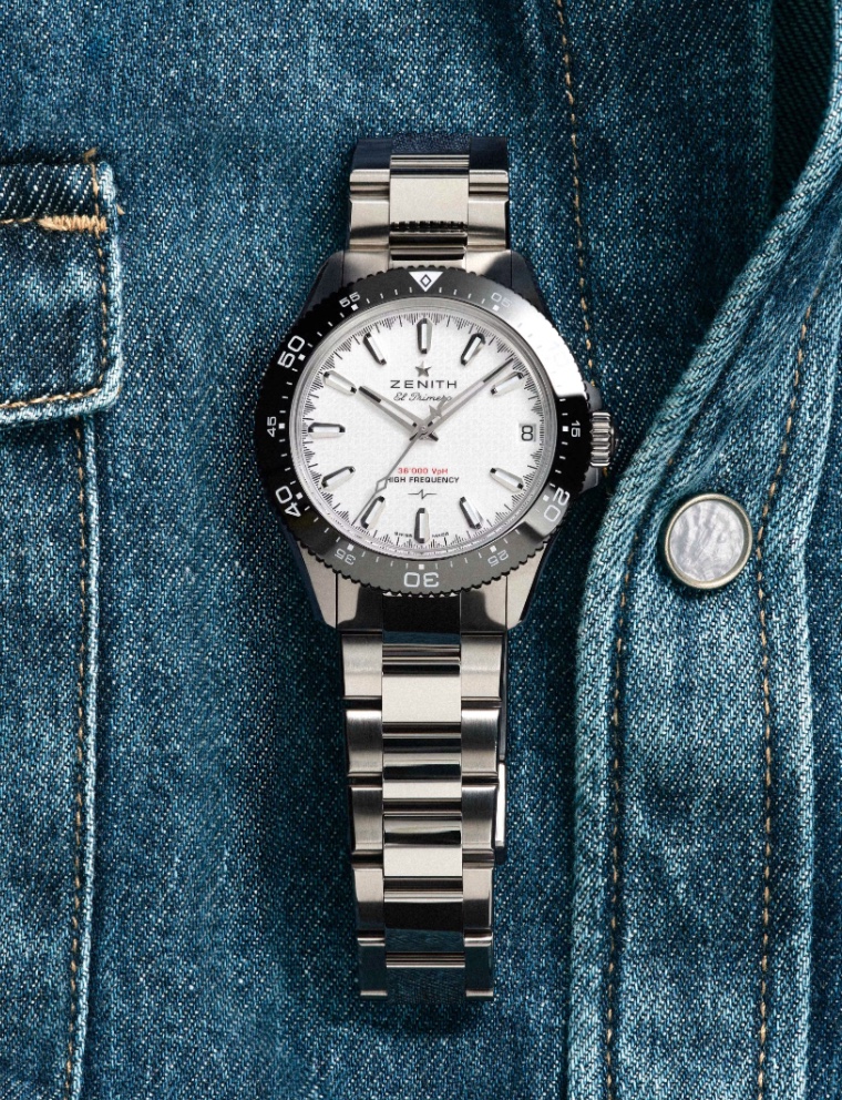Cadran blanc soleillé, avec date